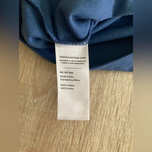 Tea Collection Kids Happy Hund Dog Long Sleeve Graphic Tee - Size 6 - Picture 6 of 10